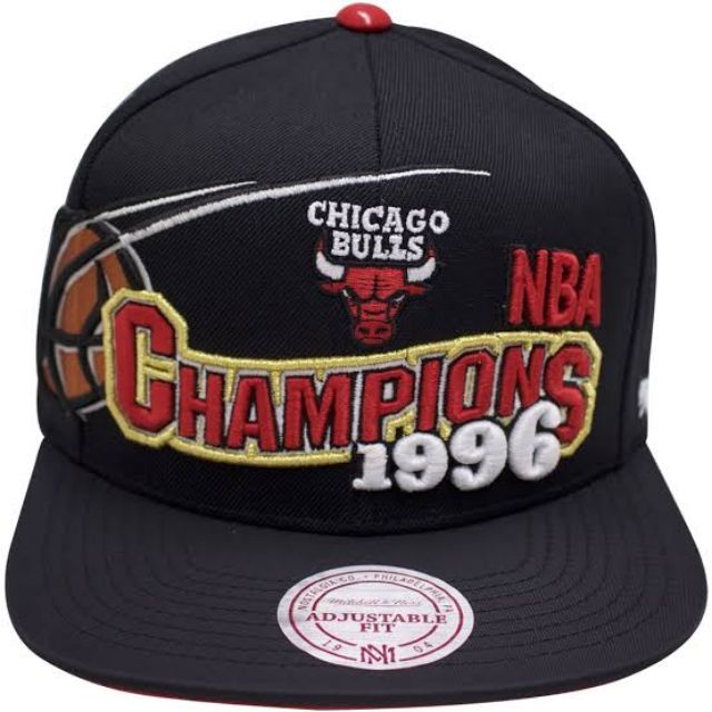 1996 bulls championship hat