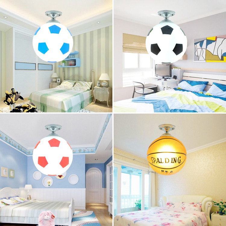 Children S Room Ceiling Lamp Led Football Basketball Light