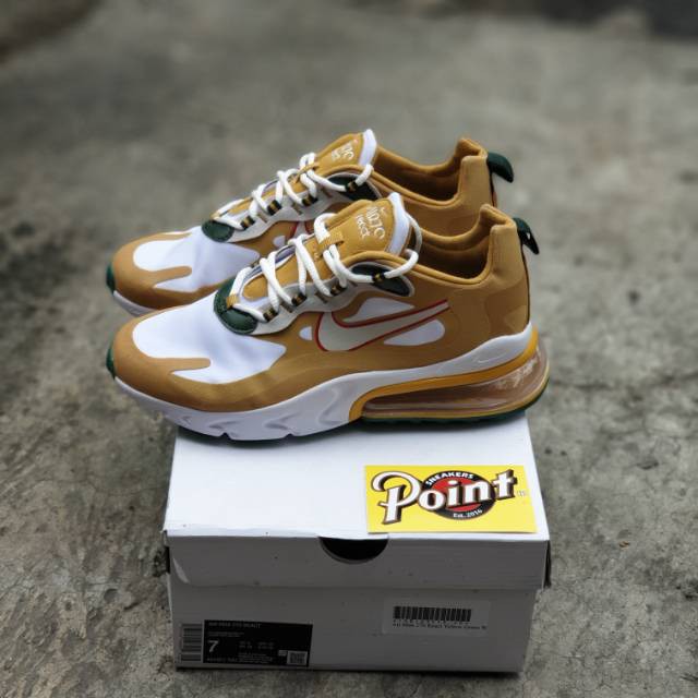 Nike Air Max 270 React Reggae Yellow 