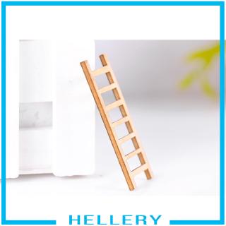 [HELLERY] 10Pcs Miniature Wood Ladders Micro Scenary Landscape Ornaments Home Decor #5