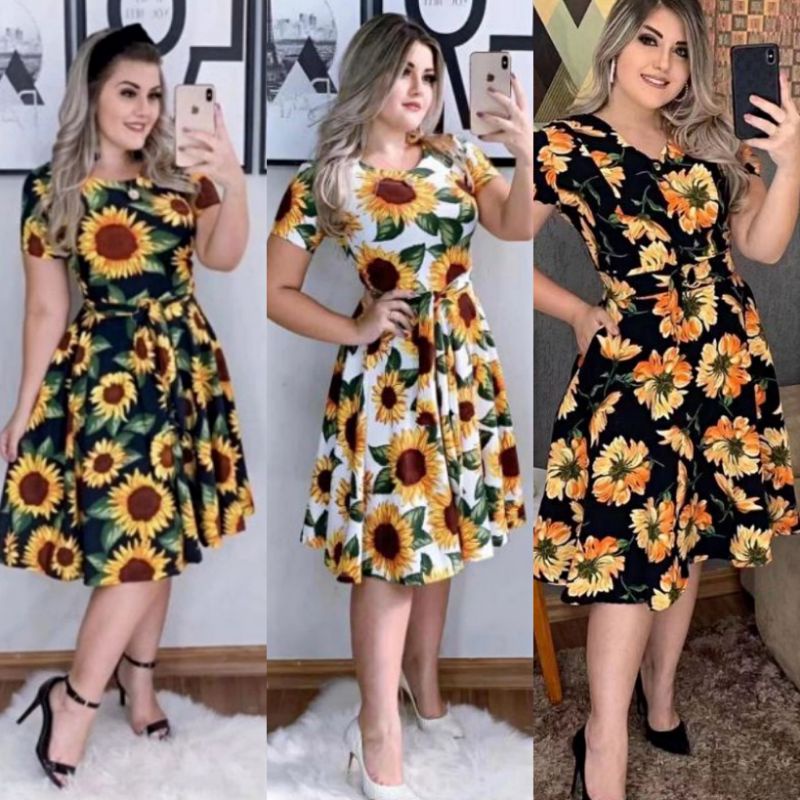 floral dress shopee