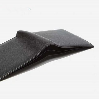 New Stock Leather Wallet for Men's 3 sides 2 folds Coin Purse Black/Brown Q008 #9