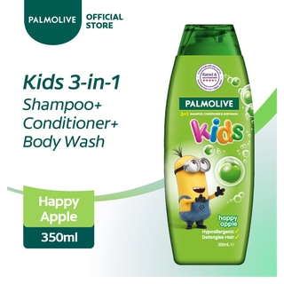 Palmolive Kids Minions 3-in-1 Shampoo, Body Wash and Conditioner Happy Apple 350ml