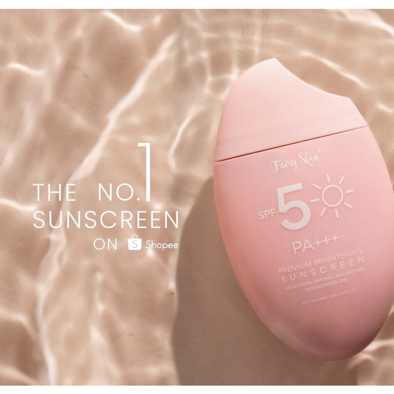 Fairy Skin Sunscreen SPF 50 PA+++ Premium Brightening Sunscreen 50ml or