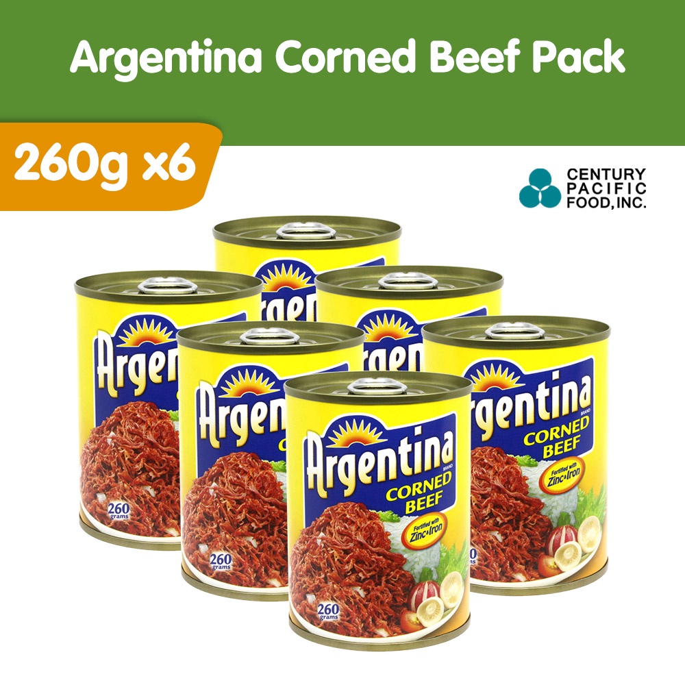 Argentina Corned Beef 260g Pack of 6 NXkr Shopee Philippines