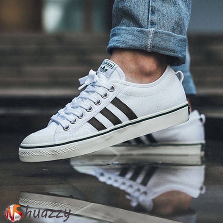 adidas blue canvas shoes