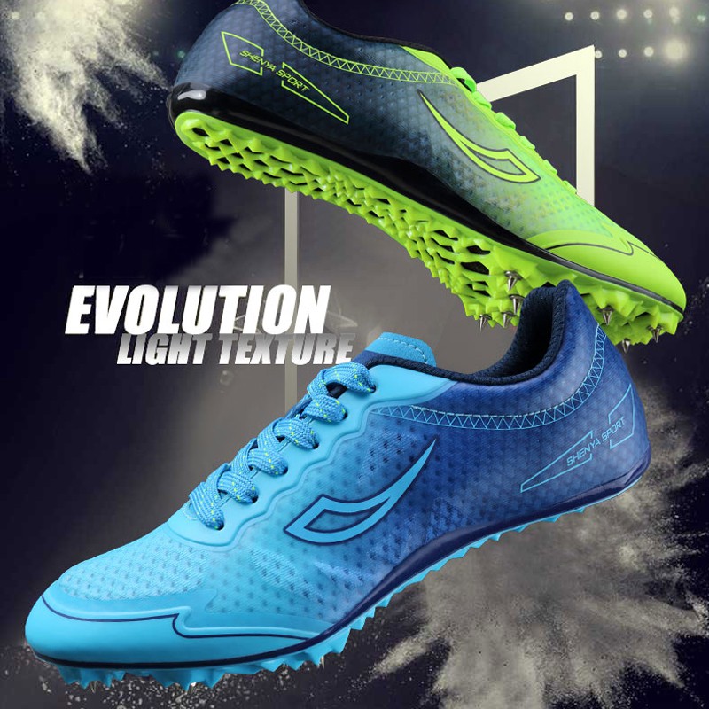 kids spike running shoes