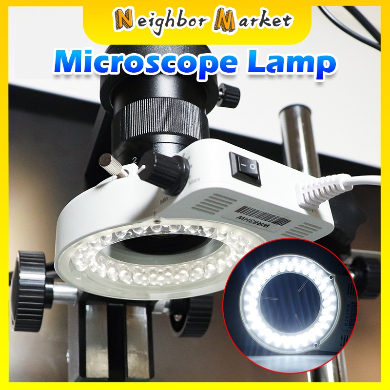 Microscope LED Ring Light Illuminator Lamp For Microscope Circle Light