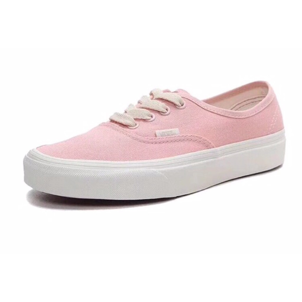 100% Original Vans Pink Authentic Shoes 