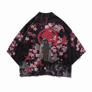 Uomo Cappotto Kimono Giapponese Mens Vintage Cloak Cotton Linen Blends Loose Fit Short Coat Jacket Cardigan 