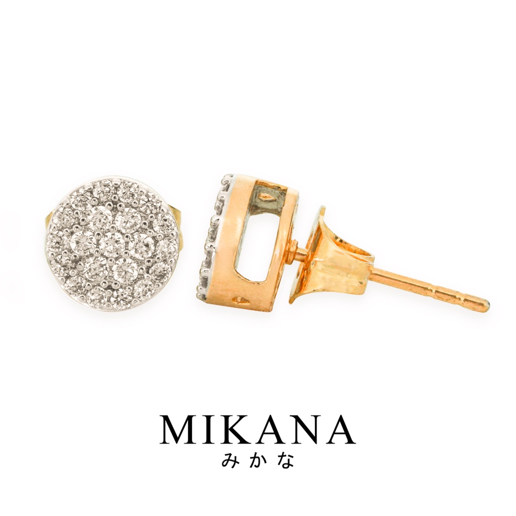 Mikana 18k Gold Plated Emiri Stud Earrings accessories for women
