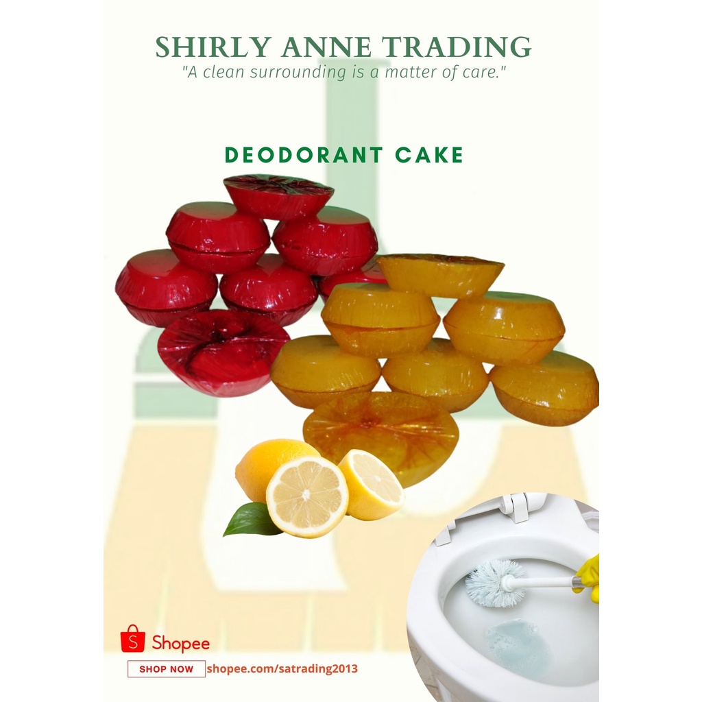 Toilet Deodorant Cake (Bathroom Deodorizer) Shopee Philippines