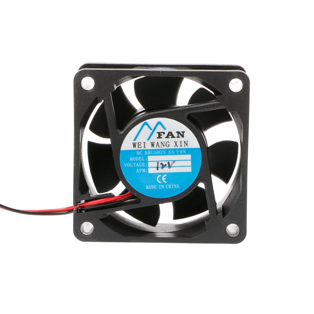 60mm×60mm×25mm DC 12V 24V 2-Pin Cooler Brushless PC CPU Case Cooling Fan  6025 | Shopee Philippines