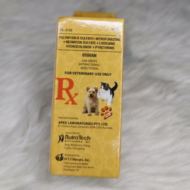 Otiderm Ear Drops For Dogs and Cats Shopee Philippines
