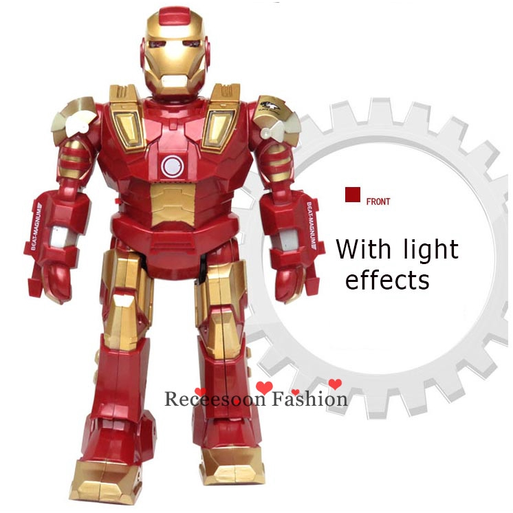 iron man walking robot toy