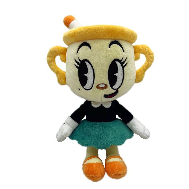 New Cuphead Game Cuphead & Mugman Mecup And Brocup Girl Plush Toy ...