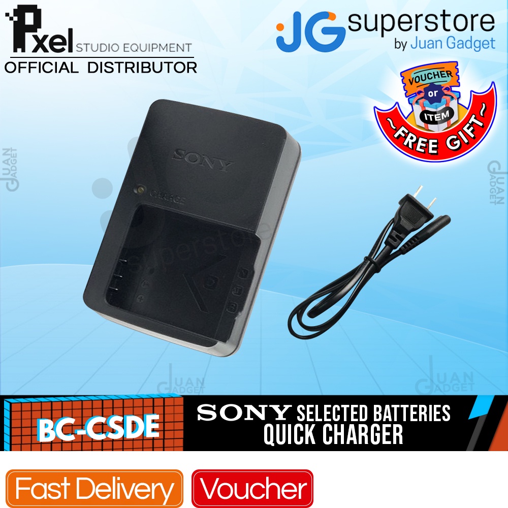 Pxel Sony Battery Charger for Select Sony CyberShot Camera Batteries