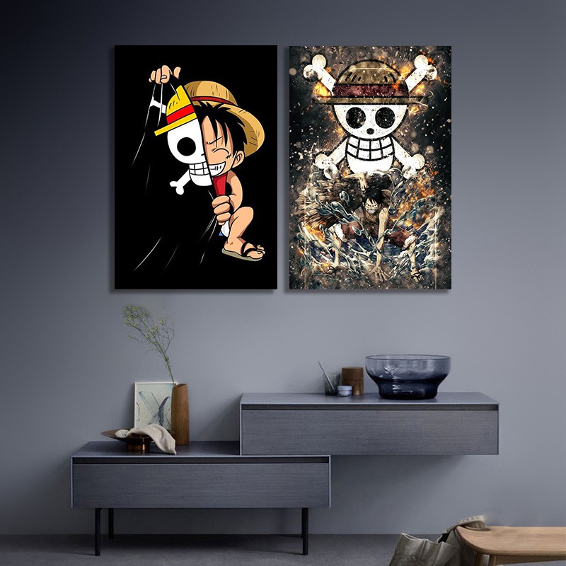 One Piece Posters Paintings Poster Living Art Wallpaper Printing Frameless  Home Canvas Print Picture anime Bedroom Room | Shopee Philippines
