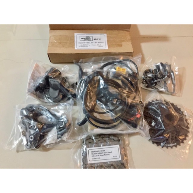 shimano alivio brake set