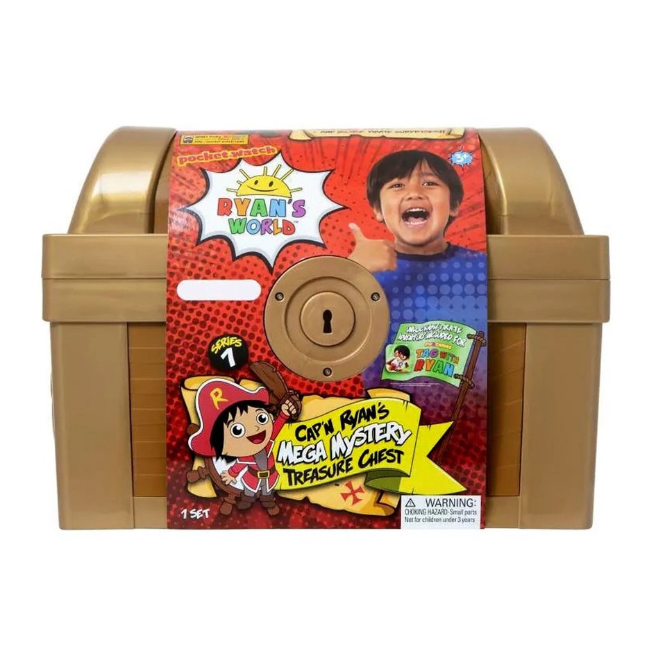 Ryan S World Exclusive Gold Mega Mystery Surprise Treasure Chest Shopee Philippines