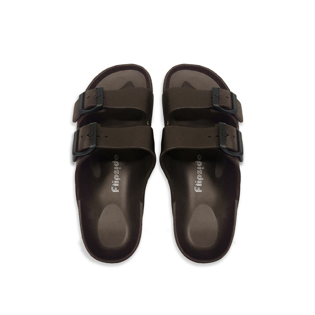 brown 2 strap sandals