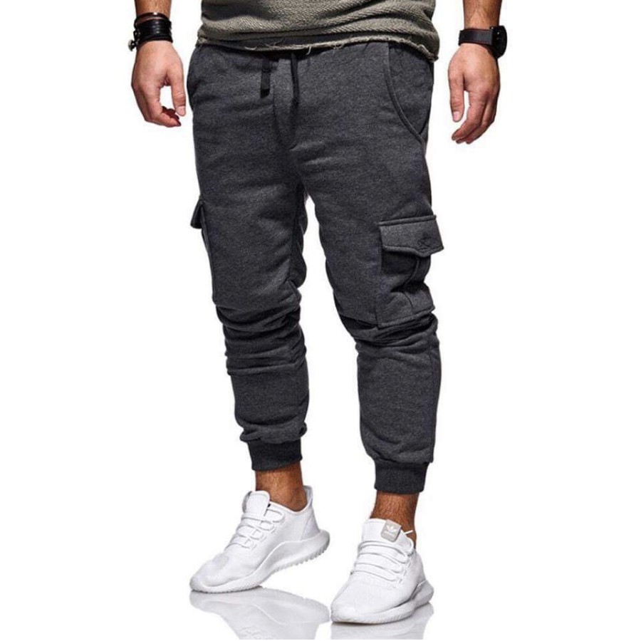 6pocket Sport Fashion Cotton Jogger  Trouser Pants  for Men 