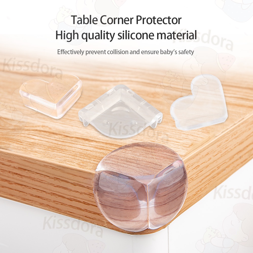 Kissdora Furniture Edge protector transparent table corner protector