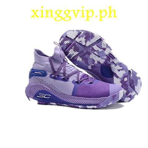 purple under armour basketball shoes