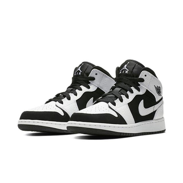 black and white panda jordans