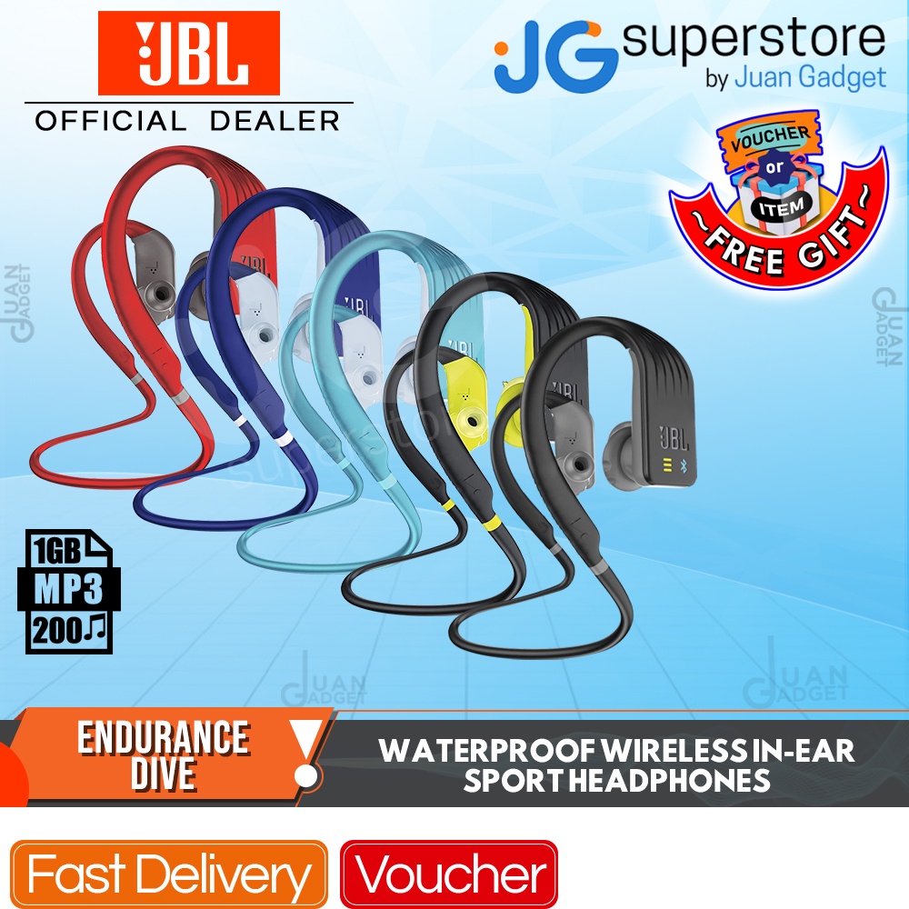 JBL Endurance Dive Waterproof Wireless Bluetooth InEar Sport