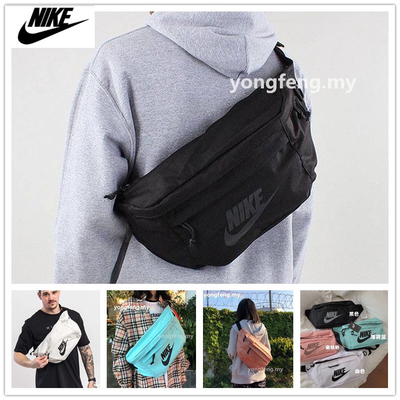 nike black hip pouch