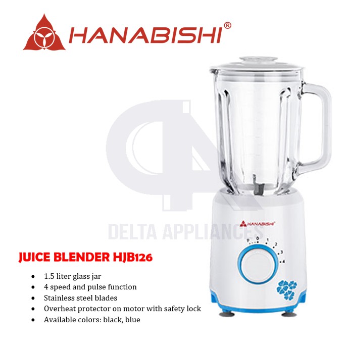 Hanabishi Juice Blender HJB 126 Shopee Philippines