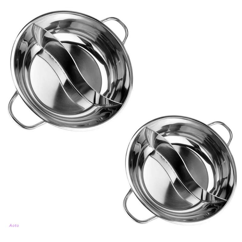AOTO Shabu Shabu Hot Pots Hot Plate Cookware Set Hot Pots Soup Base