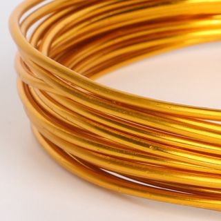 New Arrvial Lovely Gold Color Aluminum Wire Craft Jewelry Making 1mm 1.5mm 2mm 2.5mm, sold per lot of 1ROLL(10M/5M/3M) #3