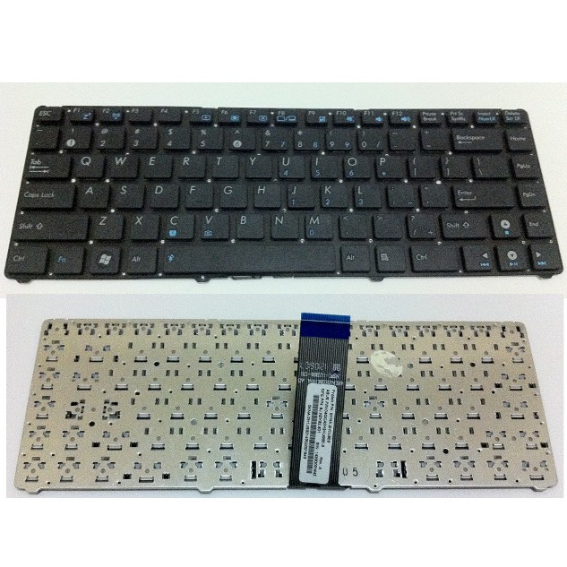 Tastatur für Asus Eee PC Seashell 1201HA-B 1215 1215N 1215T 1215P 1225B 1225C DE Keyboard mit TOPCASE Gehäuse 