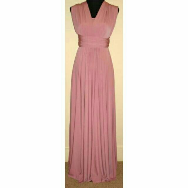 old rose casual dress