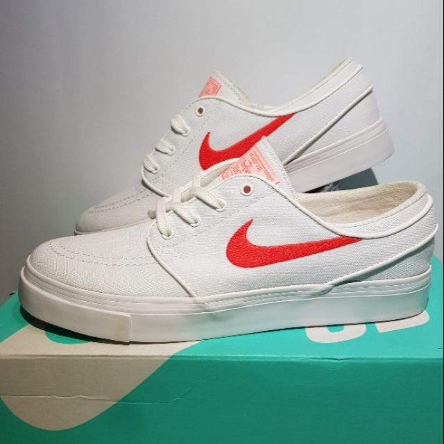 janoski white orange