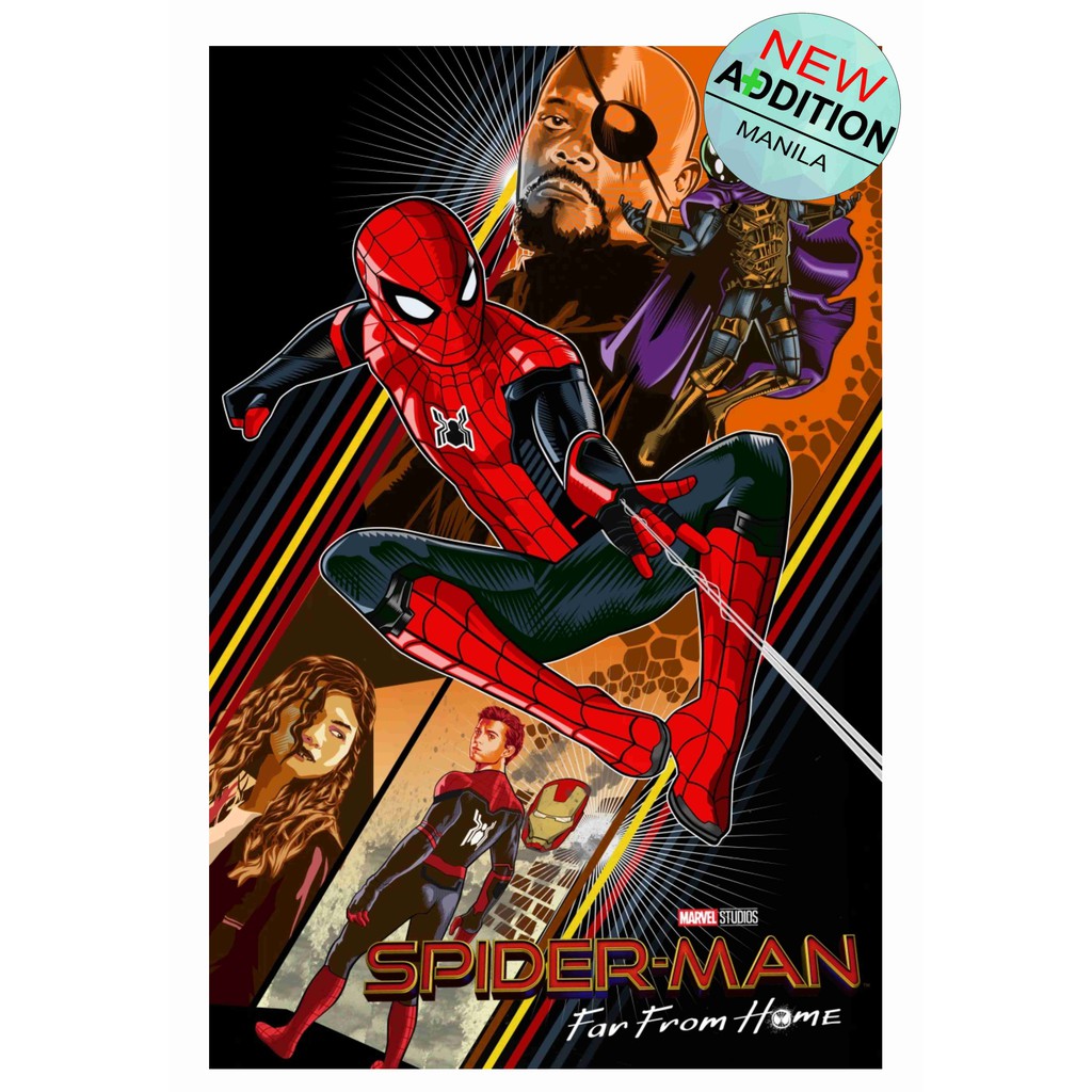 Spiderman Far From Home Large Movie Poster Glossy Paper 33cm X 50cm Shopee Philippines