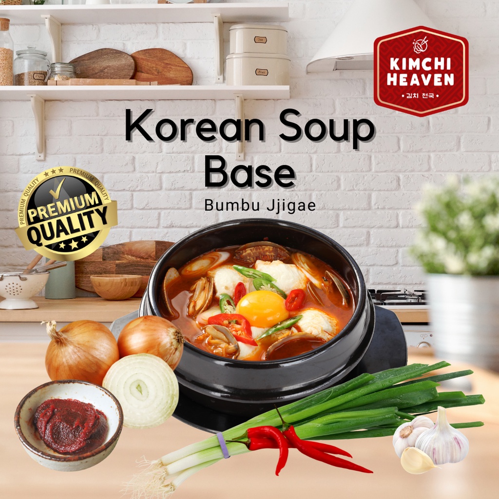 Korean Soup base Budae Jjigae Soup / Kimchi Jjigae / Sundubu Jjigae