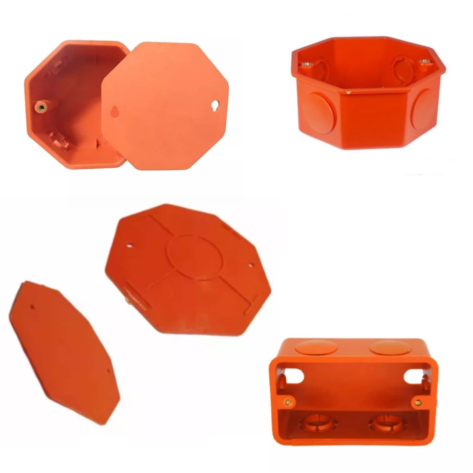 PVC Orange Junction Box/ Utility Box / Cover ( FOR ELECTRICAL ) Shopee Philippines