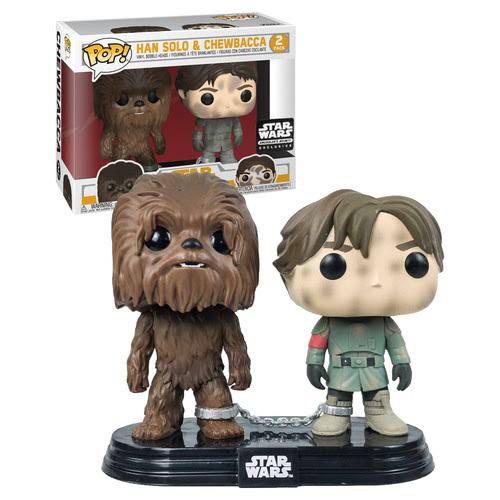 han solo and chewbacca funko pop