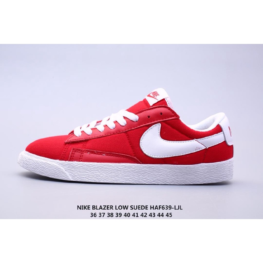 nike blazer low womens red