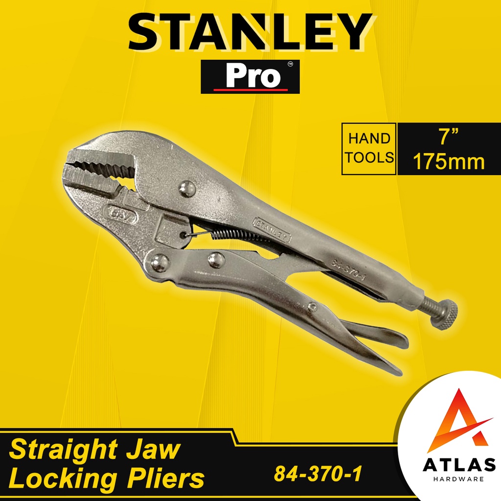 Stanley Vice Grip Plier Straight 84370 7R "ORIGINAL" Shopee Philippines