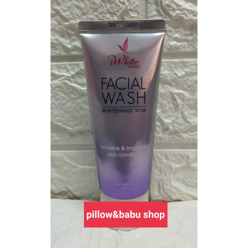 iwhite korea facial wash