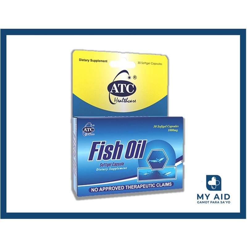 ATC Fish Oil Softgel (30 capsules) Shopee Philippines