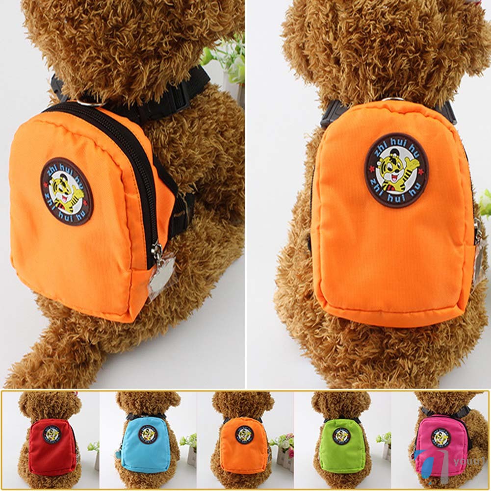 small dog harness backpack