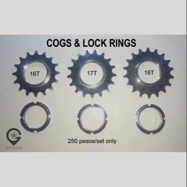 17 tooth fixed cog