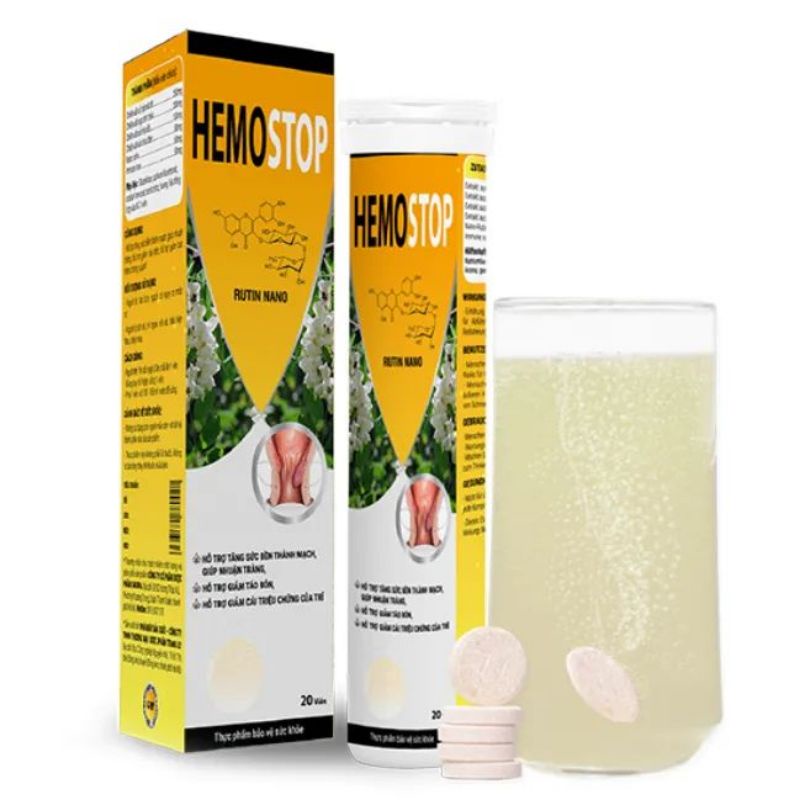 HEMOSTOP EFFERVESCENT TABLETS ( Goobye Almoranas / Hemorrhoids Pains ) Shopee Philippines