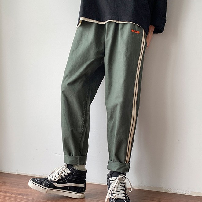 pants with stripes on the side