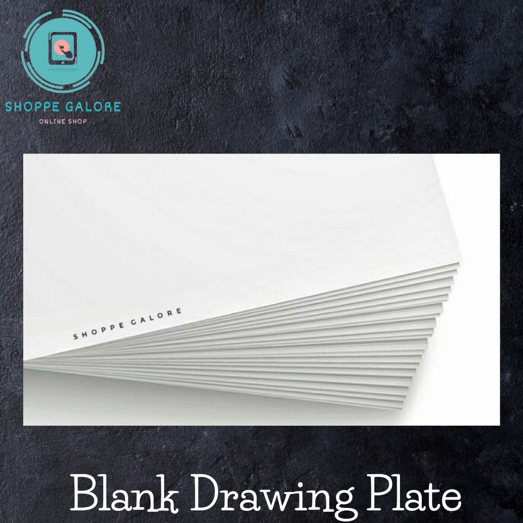BLANK DRAWING PLATE VELLUM CARTOLINA Shopee Philippines